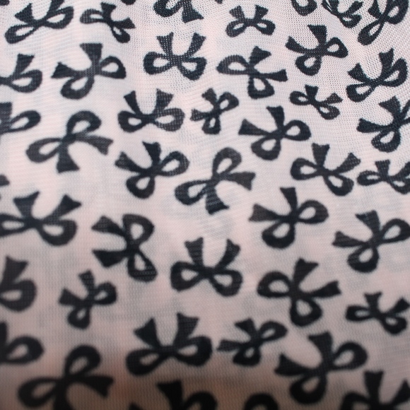 Maternity Blouse, Pink and Black with bow details - Picture 3 of 3